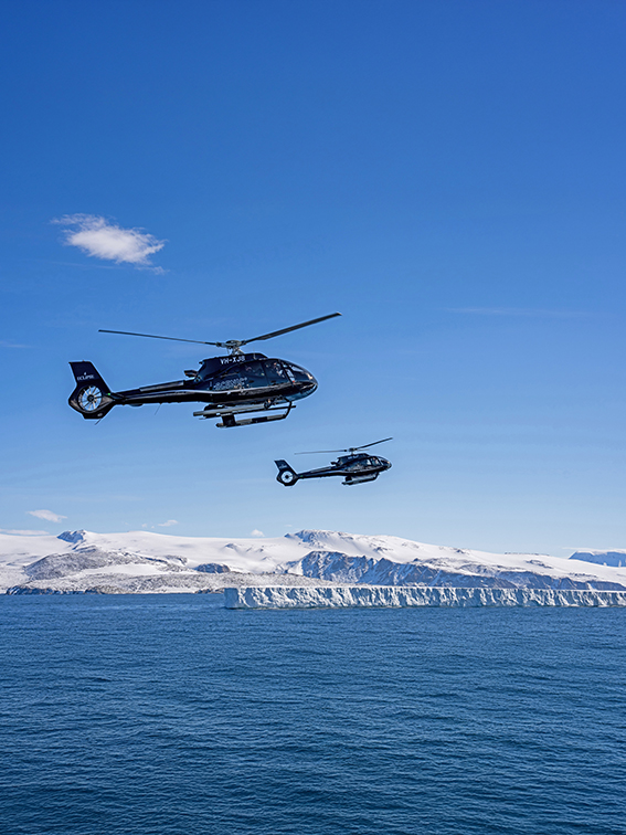 Dual helicopter flight