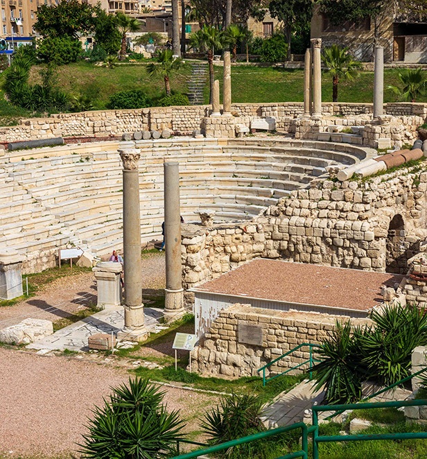 Ancient Roman Amphitheater, Alexandria 