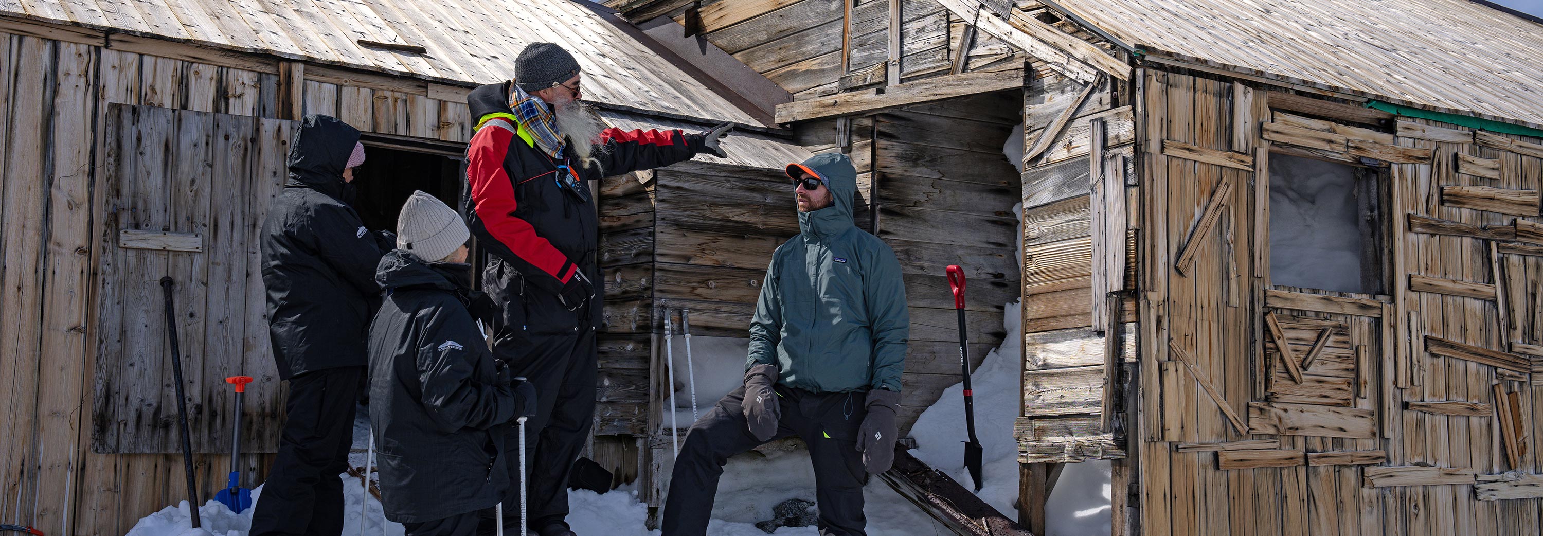 Step into history, Mawson's Hut, East Antarctica